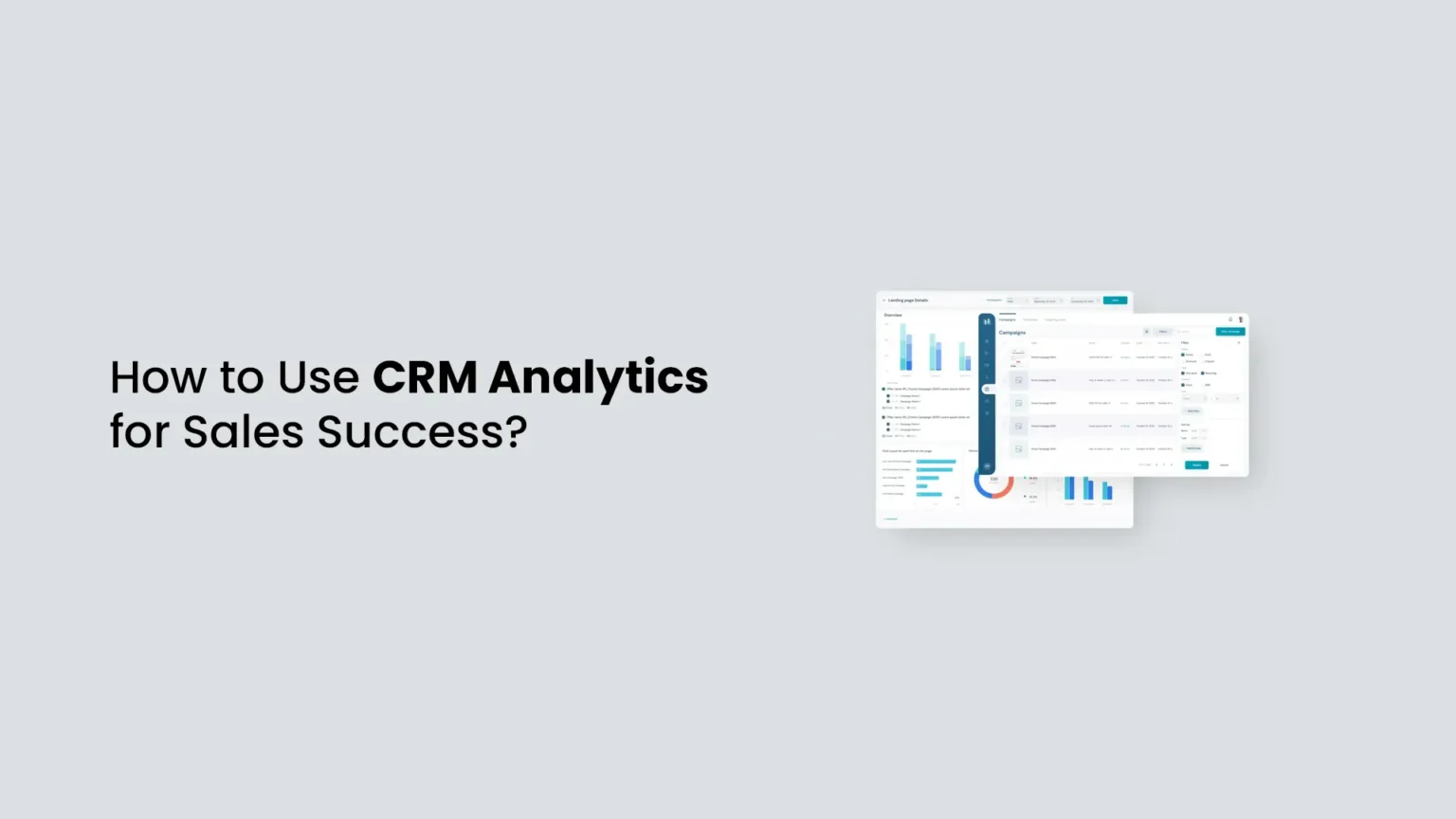 How to Use CRM Analytics for Sales Success?